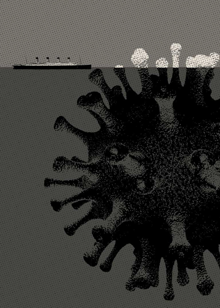 toni tena, ilustración, titanic